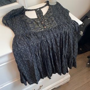 FREE PEOPLE Short Sleeved Dress